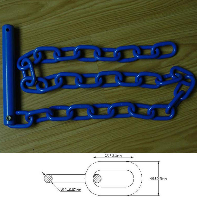 Blue Spray Link Chain