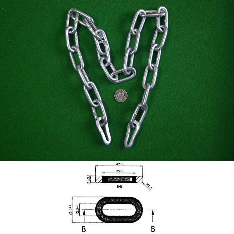 7mm Round Alloy Steel Chains (environmentally Friendly Zinc Plating)