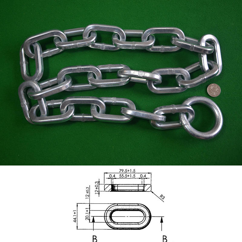 12mm Square Alloy Steel Chain (Environmentally Friendly Zinc Plating)