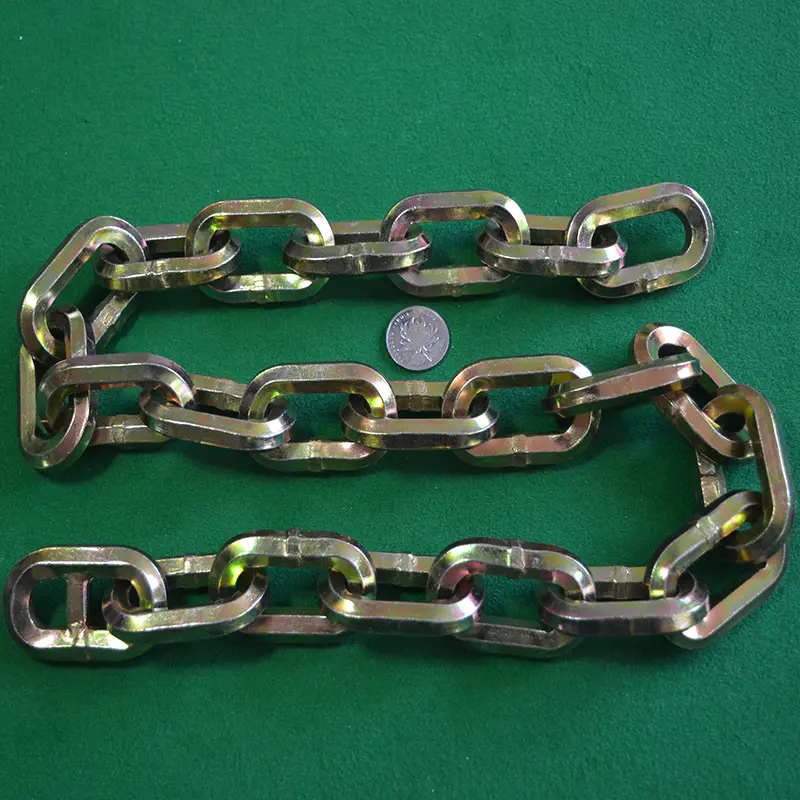 10mm Hexagonal Alloy Steel Chain(Hexavalent Chromium Electroplating)